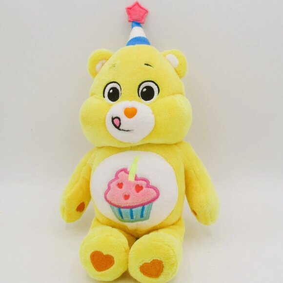 Care Bear Set of 2 Yellow Cupcake Blue Cloud Plush Teddy Bears 2015 -21 - Picture 3 of 4